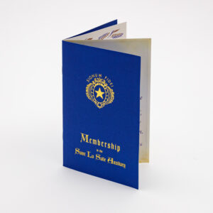 Deluxe Blue Memorial Folder