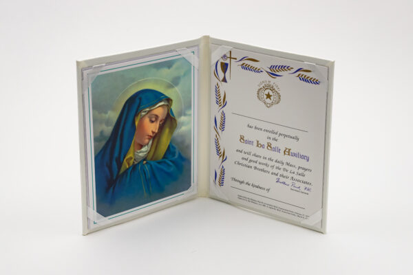 Leatherette Membership Folders - Praying Madonna (C2)