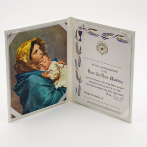 Leatherette Membership Folders - Madonna & Child (C3)