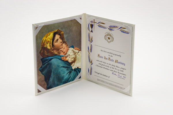 Leatherette Membership Folders - Madonna & Child (C3)