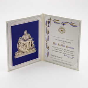 Leatherette Membership Folders - Pieta (C9)