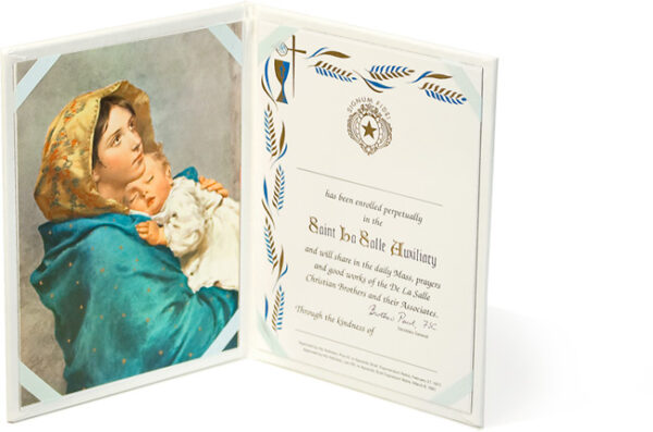 Leatherette Membership Folders - Madonna & Child (C3) - Image 3