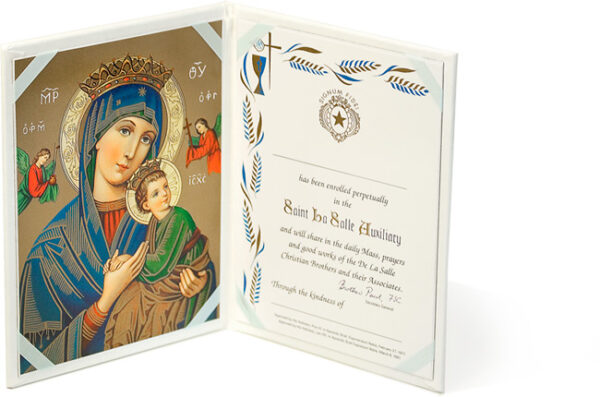 Leatherette Membership Folders - Our Lady of Perpetual Help (C8) - Image 2