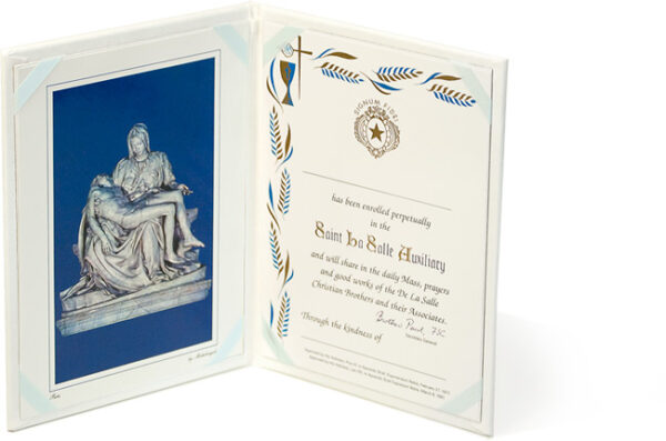 Leatherette Membership Folders - Pieta (C9) - Image 2