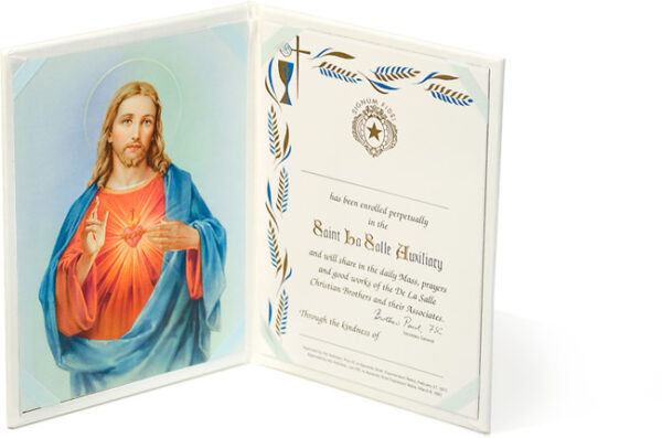 Leatherette Membership Folders - Sacred Heart (C6) - Image 2